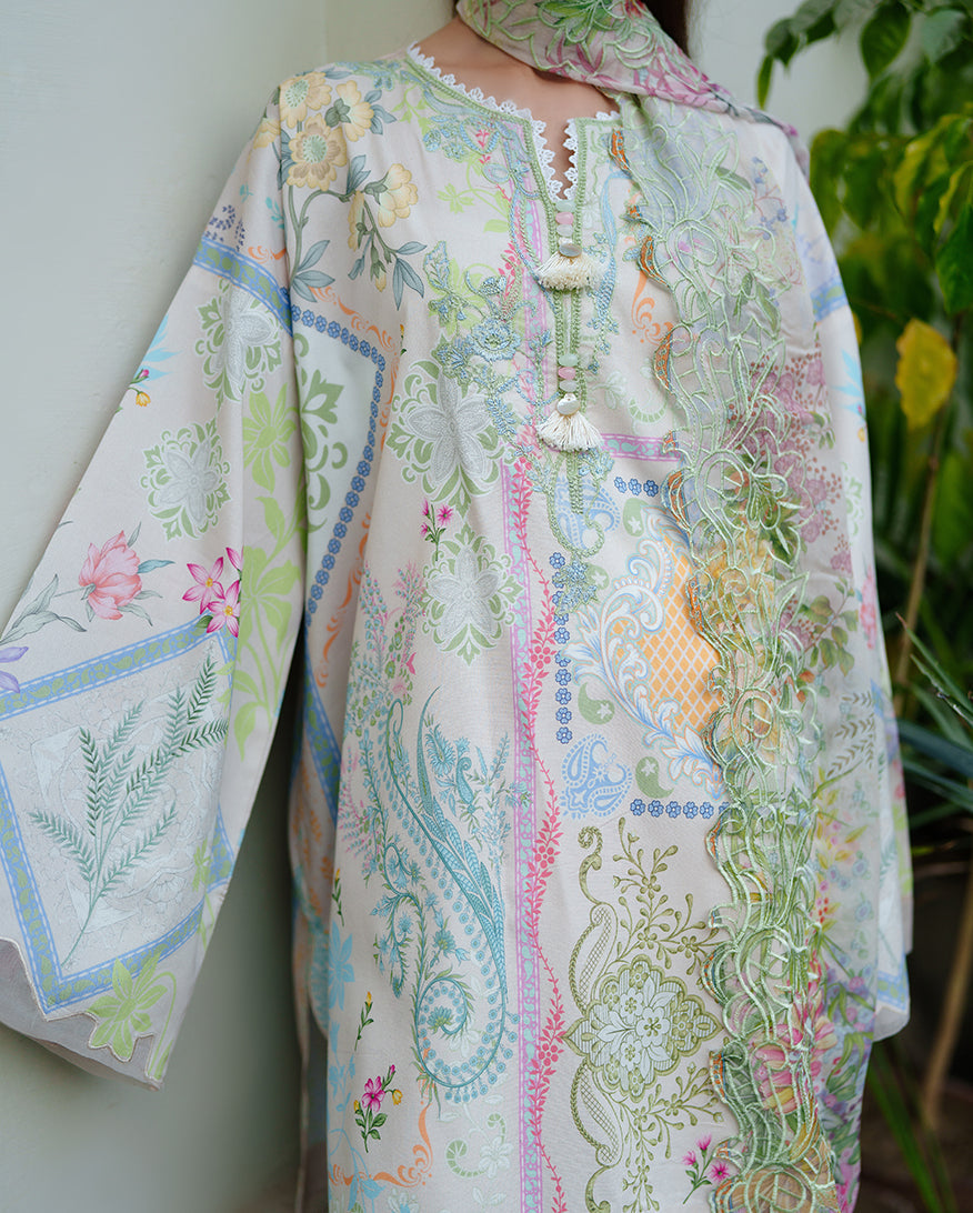 Roheenaz Whispered Florals Luxury Lawn 2026