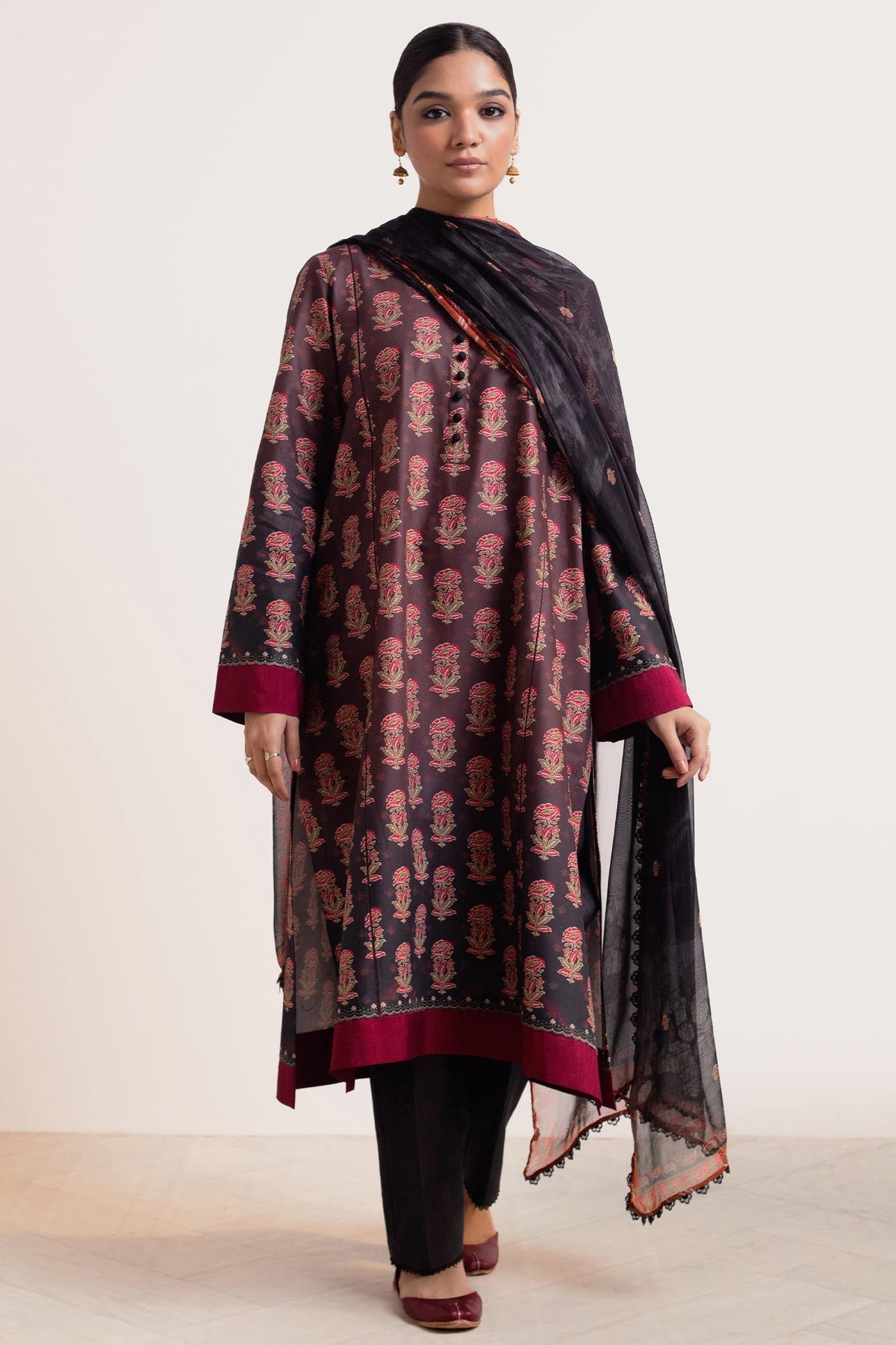 Coco Printed Lawn Collection By ZaraShahjahan D-09