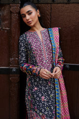 Zaha Luxury Embroidered Lawn Collection By Khadija Shah 24 (10)