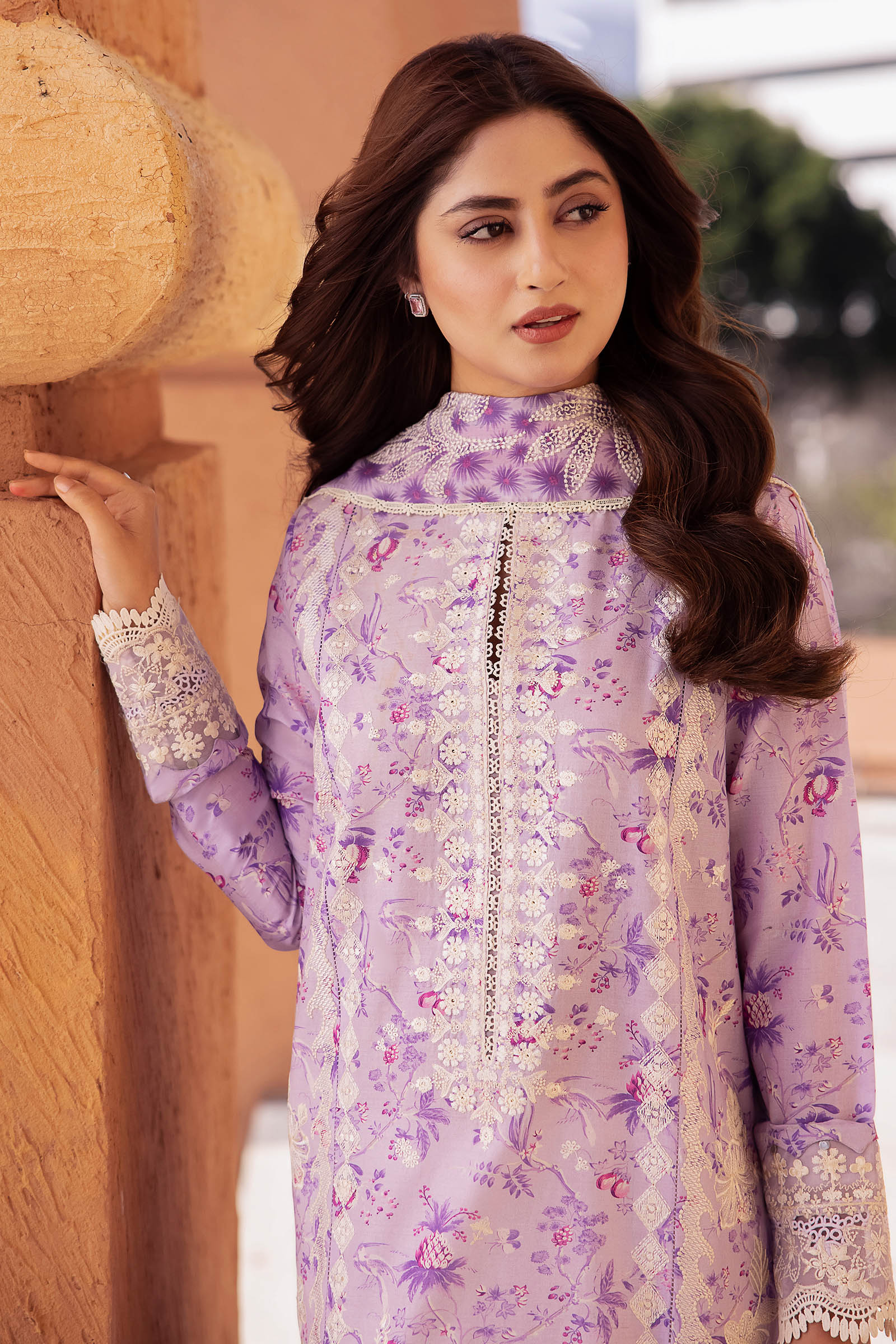 Zaha Embroidered Lawn Collection 24' (10A)