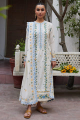 Zaha Luxury Embroidered Lawn Collection By Khadija Shah 24 (08)