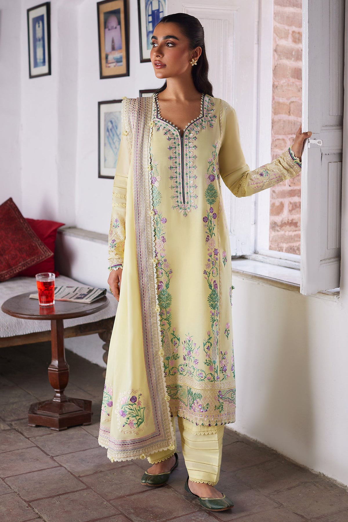 Zaha Luxury Embroidered Lawn Collection By Khadija Shah 24 (09)