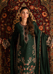 Shades Of Winter by Florent Unstitched Marina Twill Embroidered Suits 3 Piece FL25SW FL-7B - Winter Collection