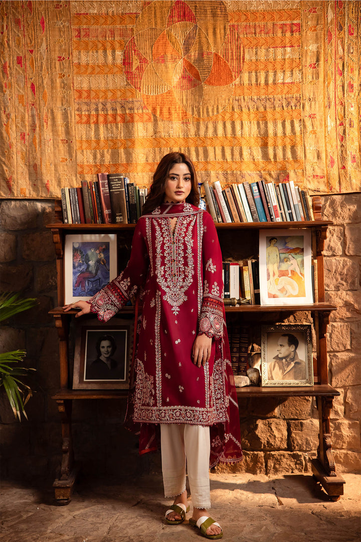 Zaha Embroidered Lawn Collection 24' (7B)