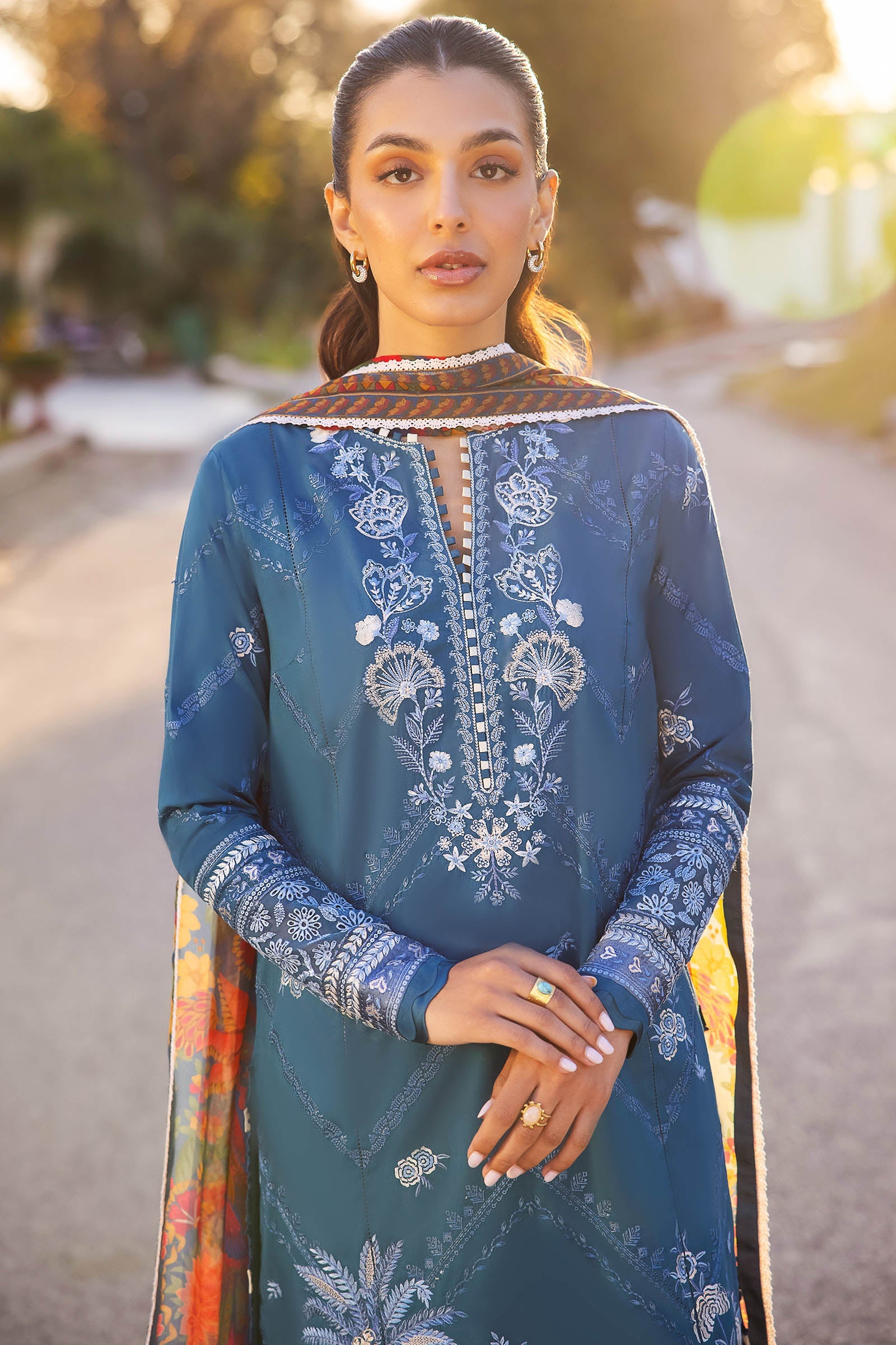 Zaha Embroidered Lawn Collection 24' (5B)