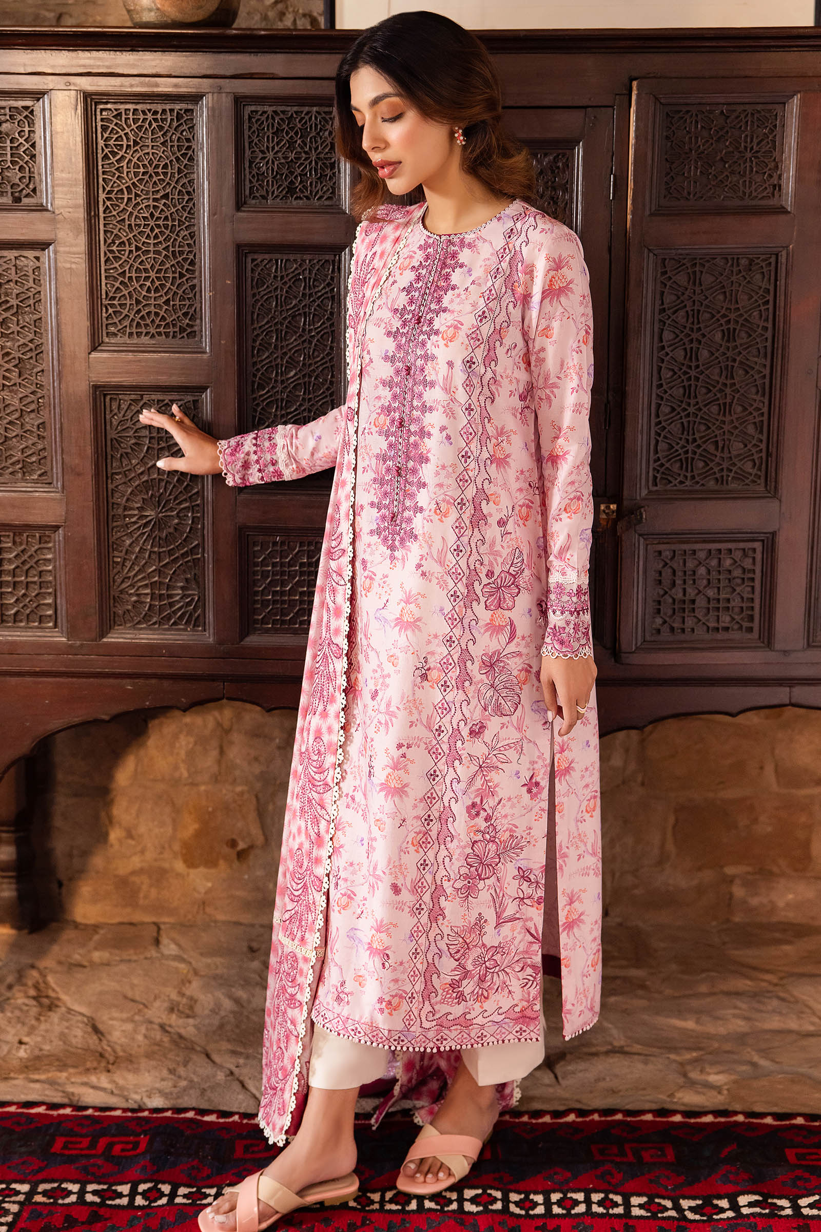 Zaha Embroidered Lawn Collection 24' (10B)