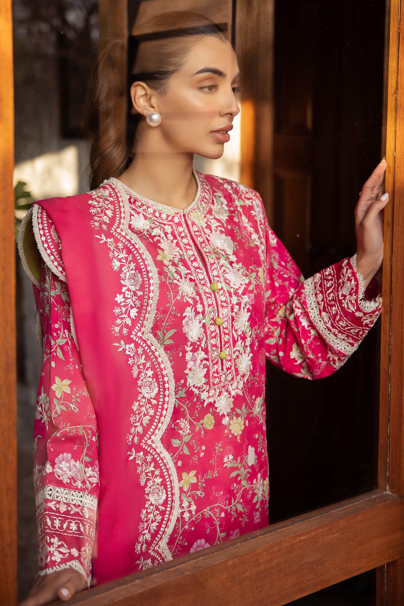 Zaha Embroidered Lawn Collection 24' (12A)