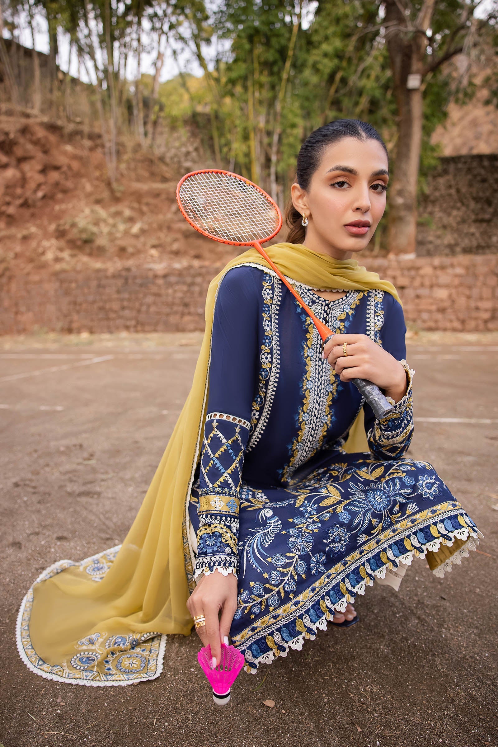 Zaha Embroidered Lawn Collection 24' (11A)