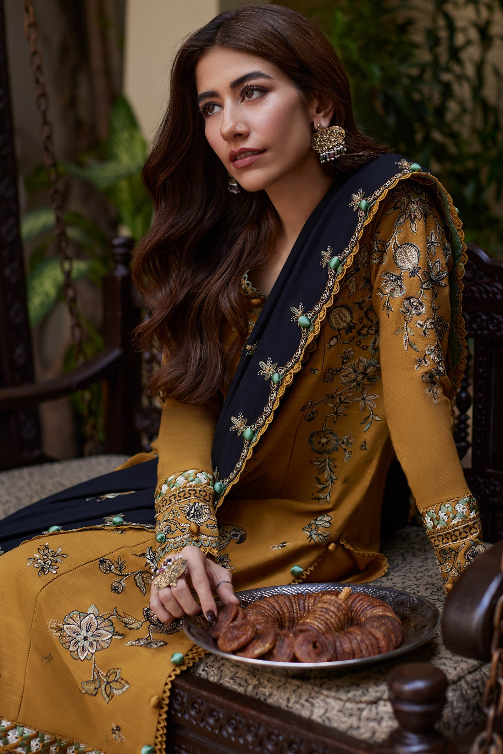 Zaha Luxury Embroidered Winter Collection ZW-11