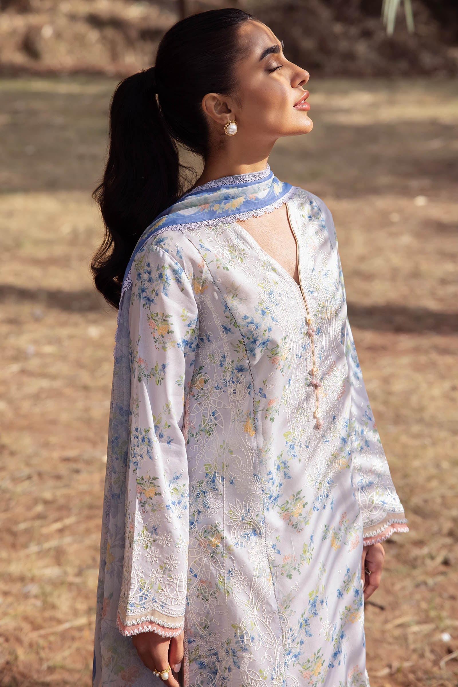 Zaha Embroidered Lawn Collection 24' (3B)