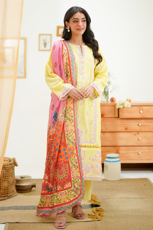Zellbury Signature 3 PC Embroidered Collection