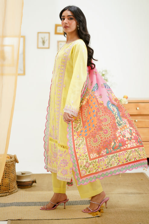 Zellbury Signature 3 PC Embroidered Collection