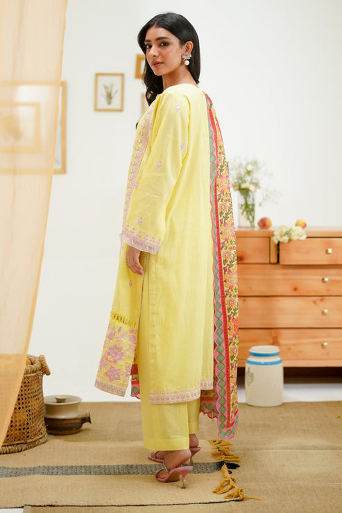 Zellbury Signature 3 PC Embroidered Collection