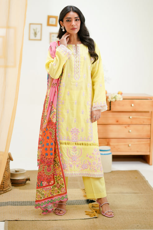 Zellbury Signature 3 PC Embroidered Collection