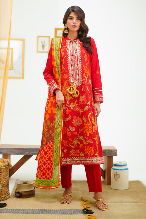 Zellbury Signature 3 PC Embroidered Collection