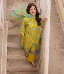 Zellbury Summer 3 PC Printed Lawn Collection