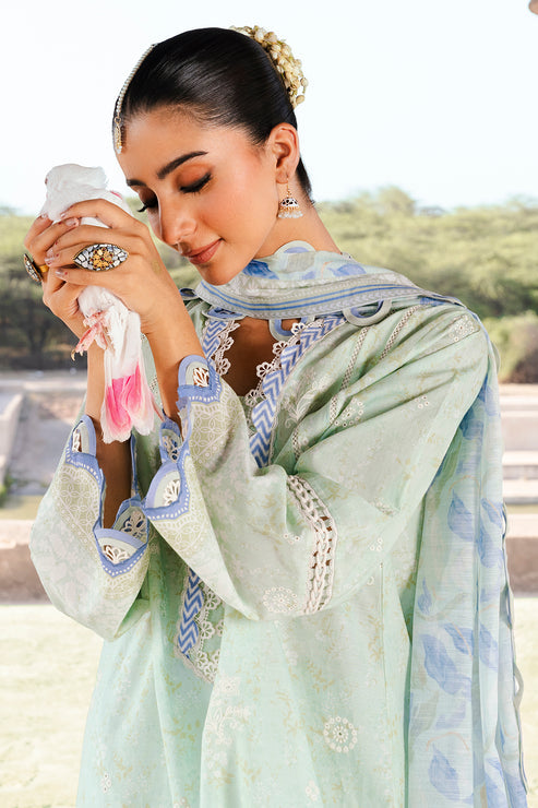 Zellbury Unstitched Chikankari Lawn 25