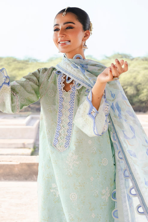 Zellbury Unstitched Chikankari Lawn 25