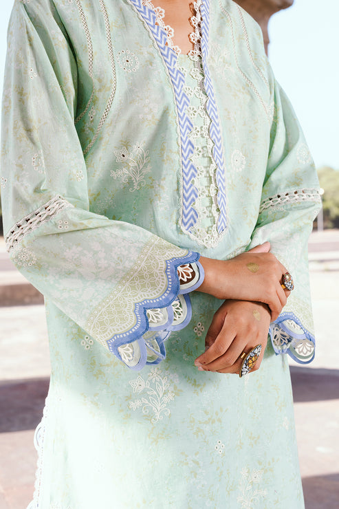 Zellbury Unstitched Chikankari Lawn 25