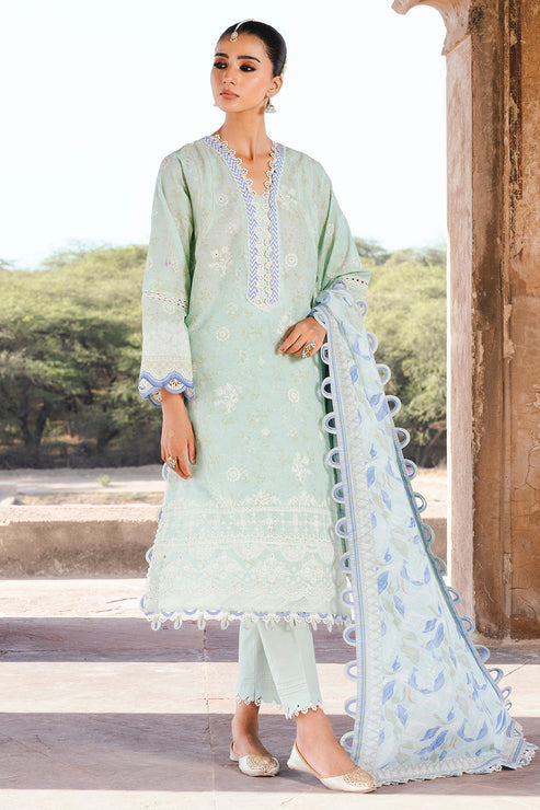 Zellbury Unstitched Chikankari Lawn 25