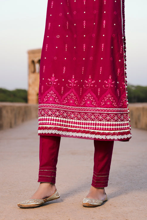 Zellbury Unstitched Chikankari Lawn 25