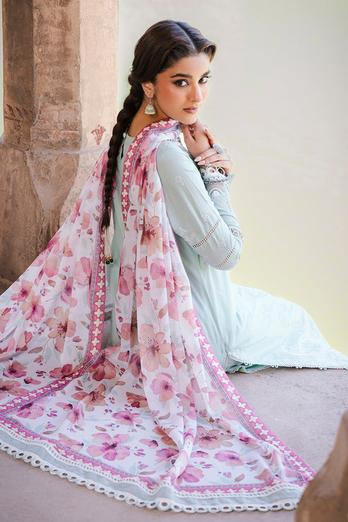 Zellbury Unstitched Chikankari Lawn 25