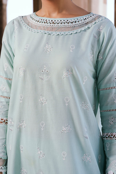 Zellbury Unstitched Chikankari Lawn 25