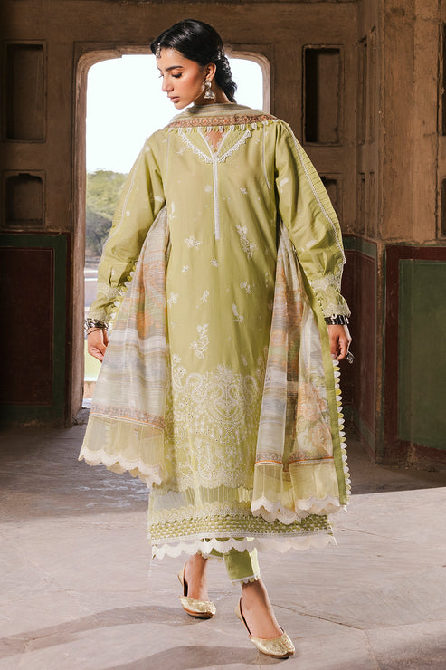 Zellbury Unstitched Chikankari Lawn 25