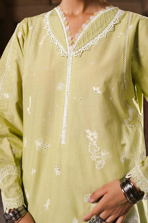 Zellbury Unstitched Chikankari Lawn 25