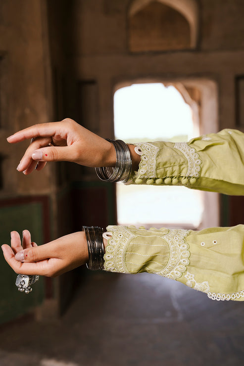 Zellbury Unstitched Chikankari Lawn 25