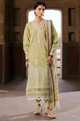 Zellbury Unstitched Chikankari Lawn 25