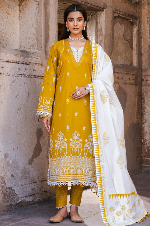 Zellbury Unstitched Chikankari Lawn 25