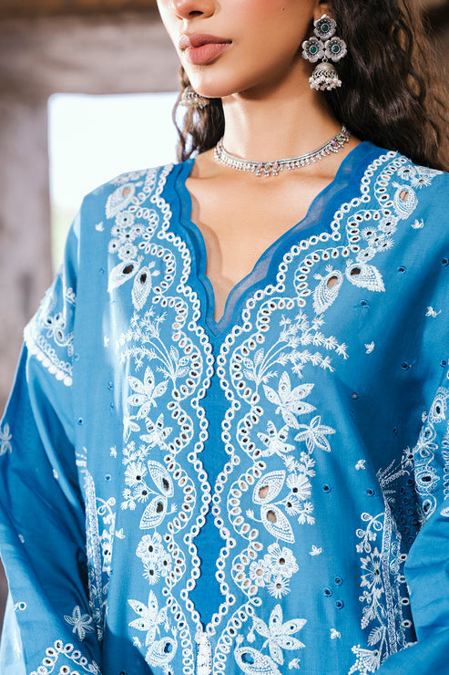 Zellbury Unstitched Chikankari Lawn 25