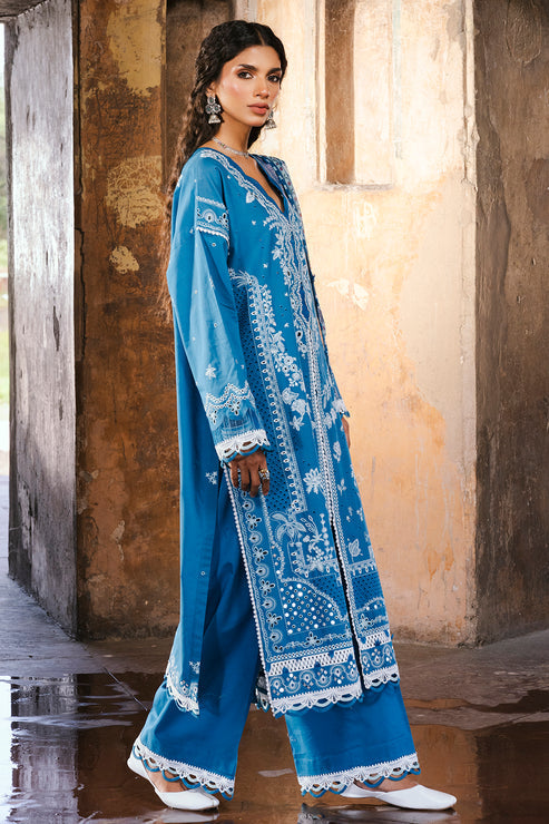 Zellbury Unstitched Chikankari Lawn 25