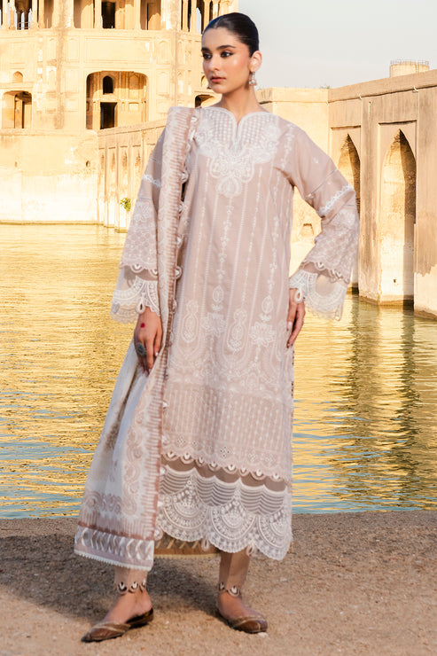 Zellbury Unstitched Chikankari Lawn 25