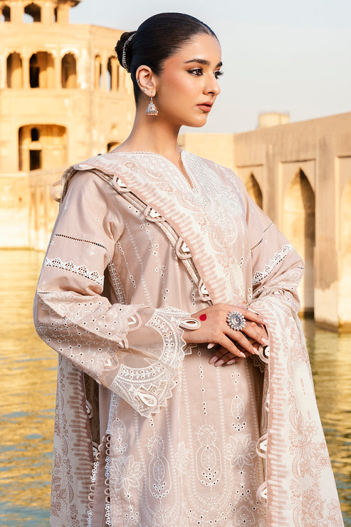 Zellbury Unstitched Chikankari Lawn 25