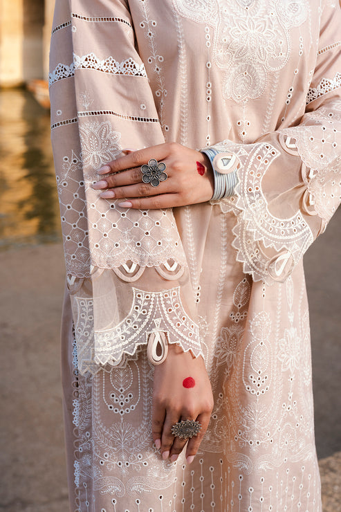 Zellbury Unstitched Chikankari Lawn 25