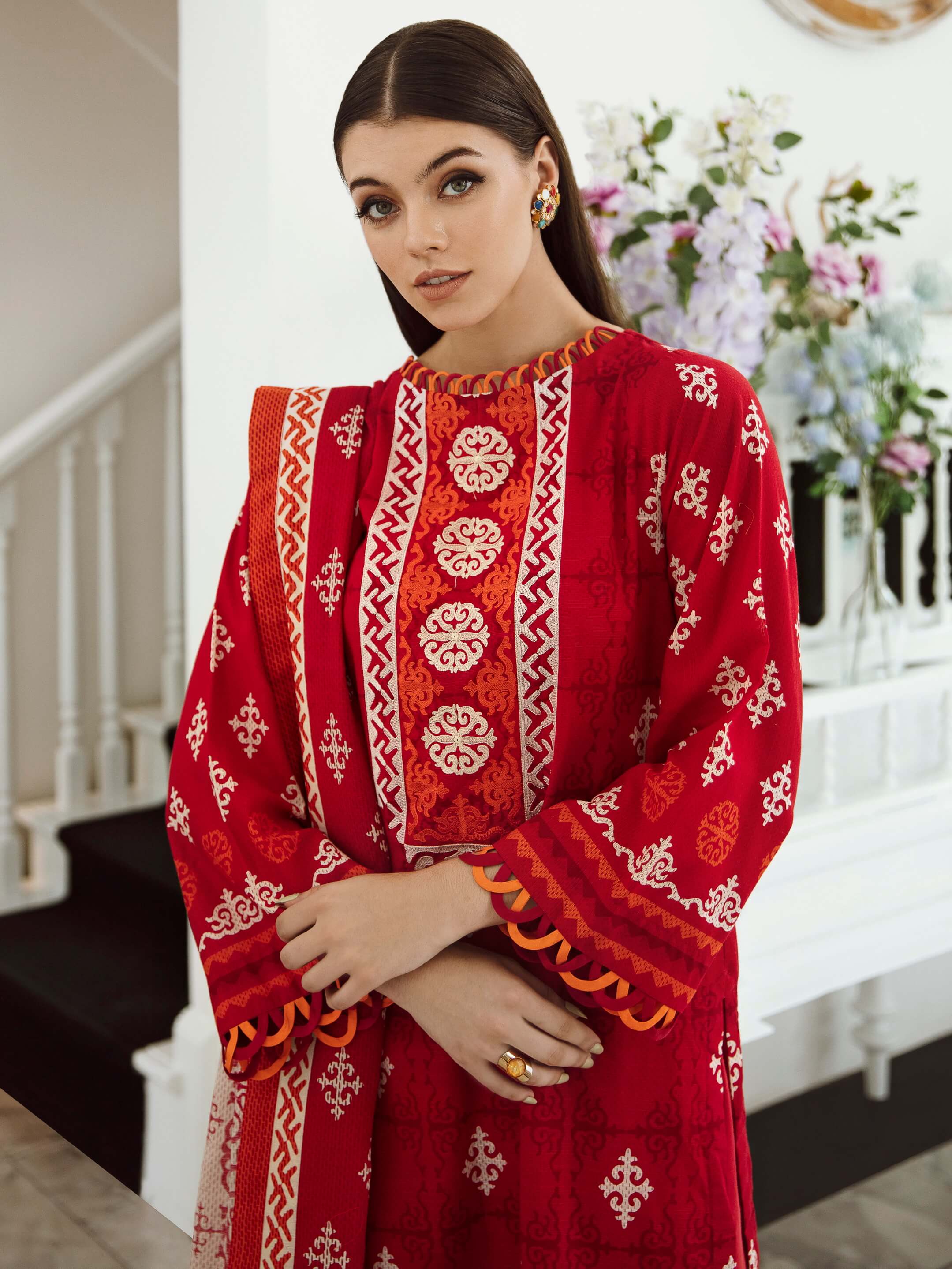 Zellbury 2pc Winter Embroidered Khaddar