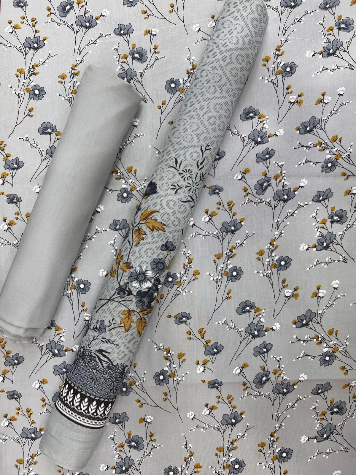 New Komal Prints Wrinkle Free 3 Piece Suit