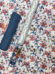 New Komal Prints Wrinkle Free 3 Piece Suit