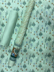 New Komal Prints Wrinkle Free 3 Piece Suit