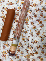 New Komal Prints Wrinkle Free 3 Piece Suit