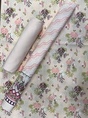 New Komal Prints Wrinkle Free 3 Piece Suit