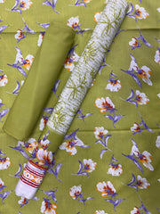 New Komal Prints Wrinkle Free 3 Piece Suit