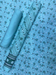 New Komal Prints Wrinkle Free 3 Piece Suit