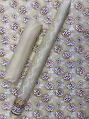 New Komal Prints Wrinkle Free 3 Piece Suit