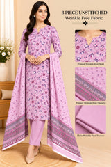 3 Piece Unstitched Wrinkle Free Fabric