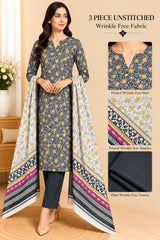 3 Piece Unstitched Wrinkle Free Fabric