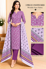 3 Piece Unstitched Wrinkle Free Fabric