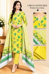3 Piece Unstitched Wrinkle Free Fabric